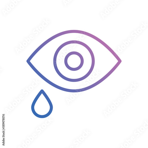 Eyecare icon vector stock.