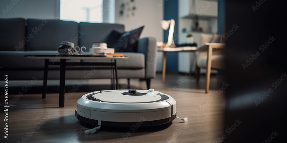 Effortlessly clean your living room with our state-of-the-art vacuum robot machine. Generative AI Effortlessly clean your living room with our state-of-the-art vacuum robot machine. Generative AI