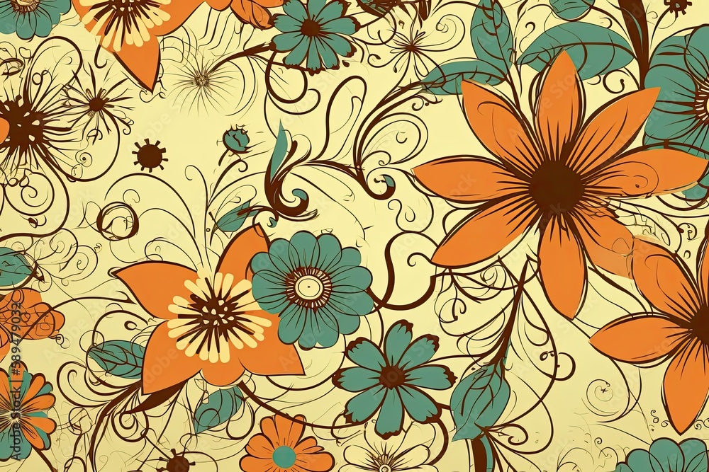 seamless floral pattern seamless floral pattern