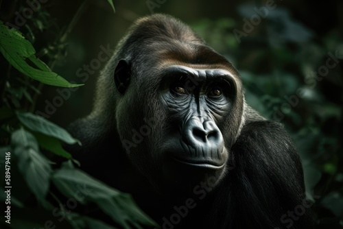gorilla in the jungle © Max