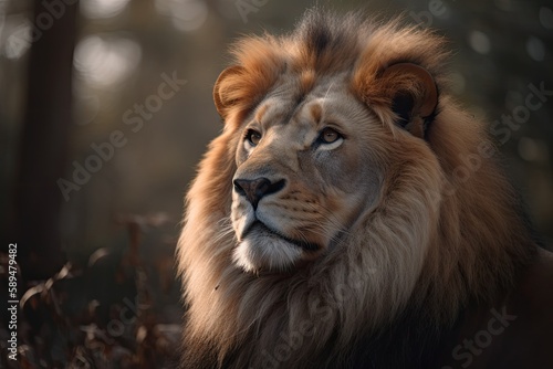 portrait of a lion © Max