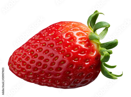 Red strawberry isolated