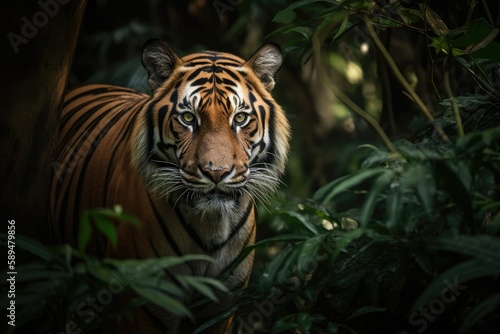 Tiger in the jungle © Max
