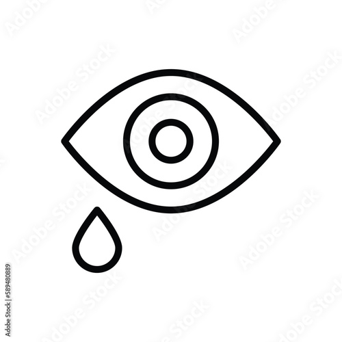 Eyecare icon vector stock.