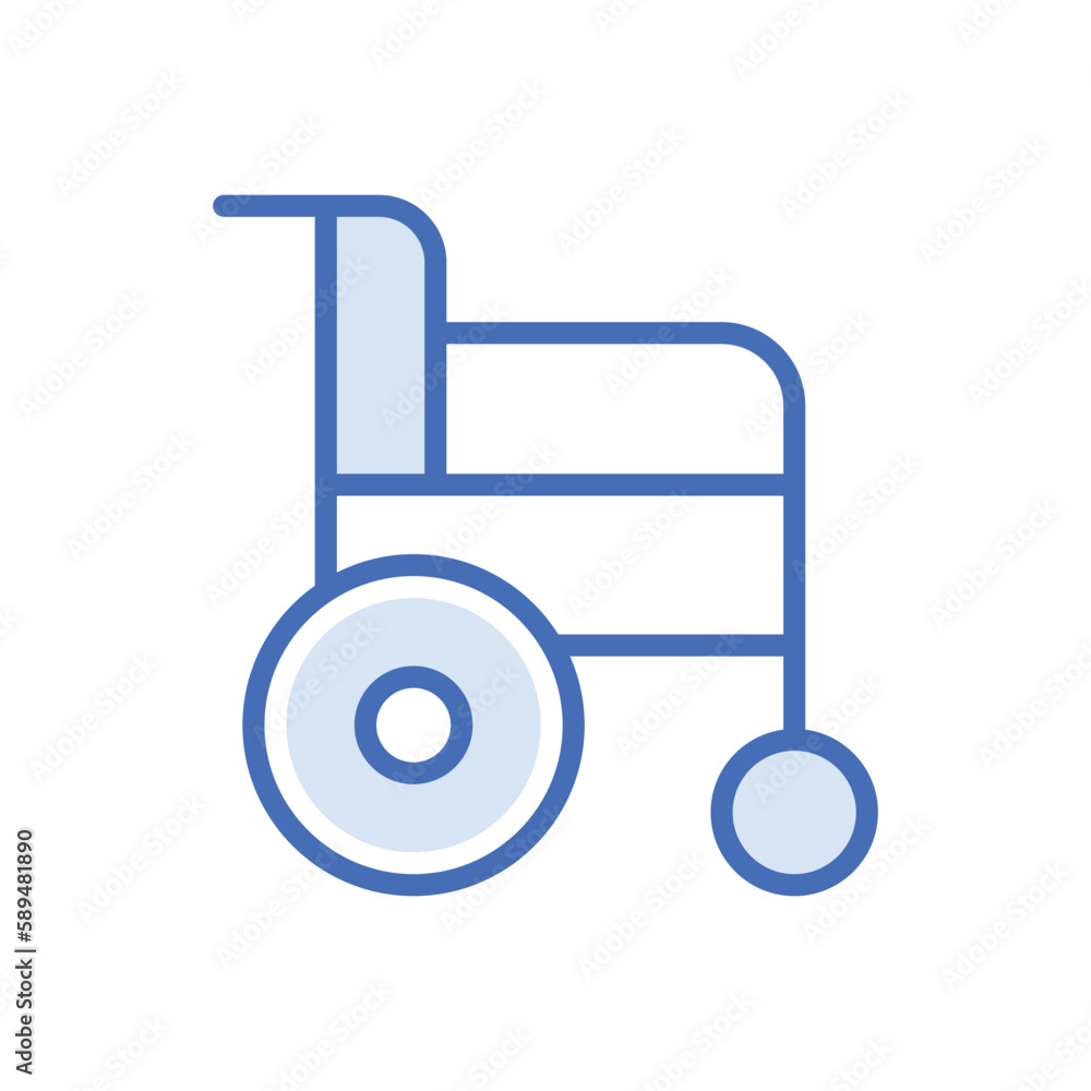 Wheelchair icon vector stock. Wheelchair icon vector stock.