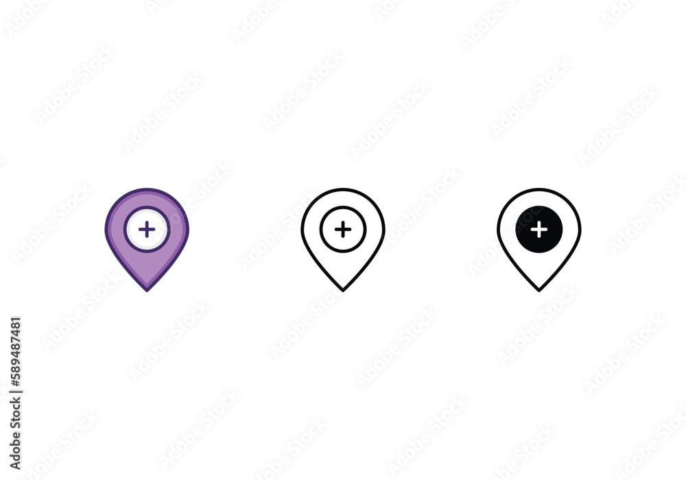 Location icon vector stock. Location icon vector stock.