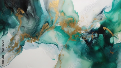 Beautiful abstract marble background. Based on Generative AI