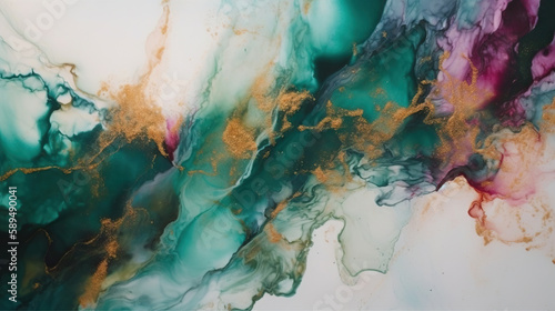 Beautiful abstract marble background. Based on Generative AI