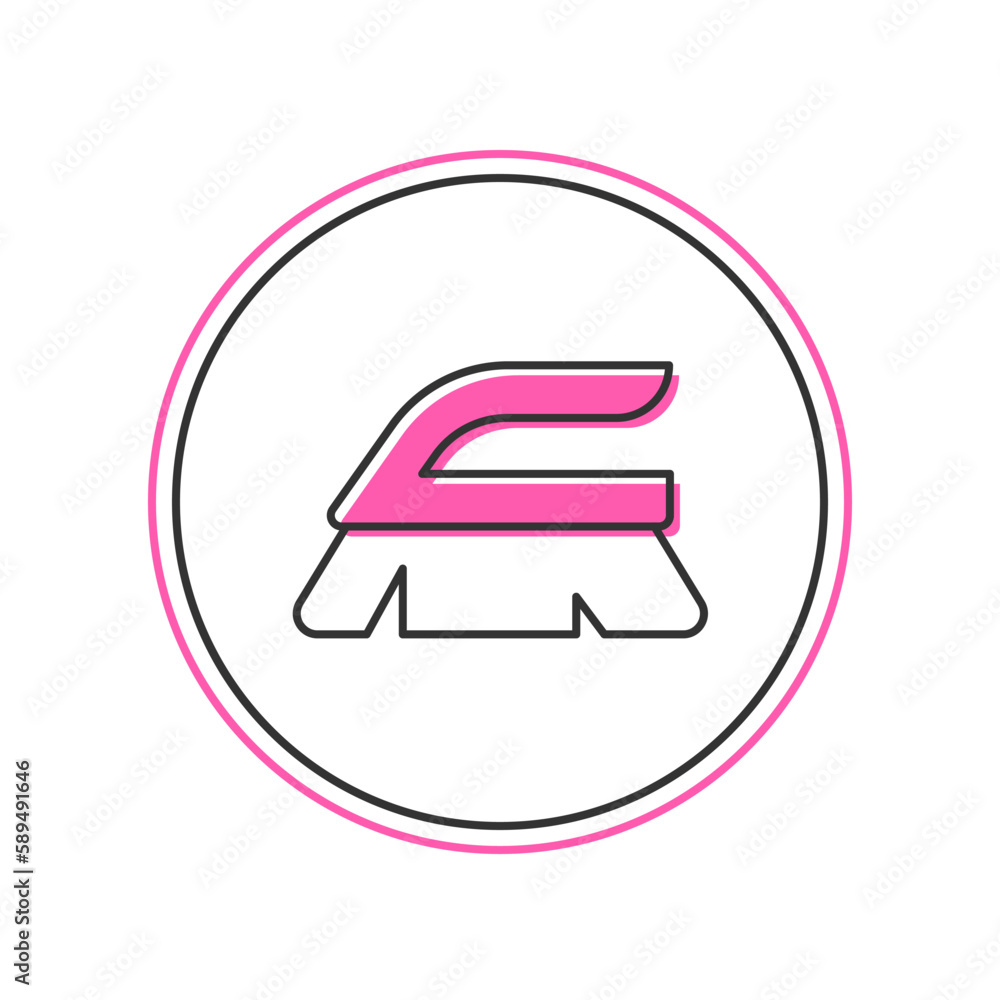 Filled outline Brush for cleaning icon isolated on white background. Cleaning service concept. Vector Filled outline Brush for cleaning icon isolated on white background. Cleaning service concept. Vector