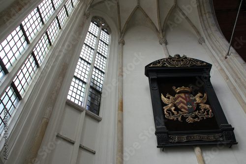 old church (oude kerk) in amsterdam (the netherlands)  photo