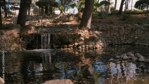 Wasserfall im Park