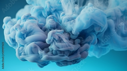 Abstract colorful paint. Illustration AI Generative.