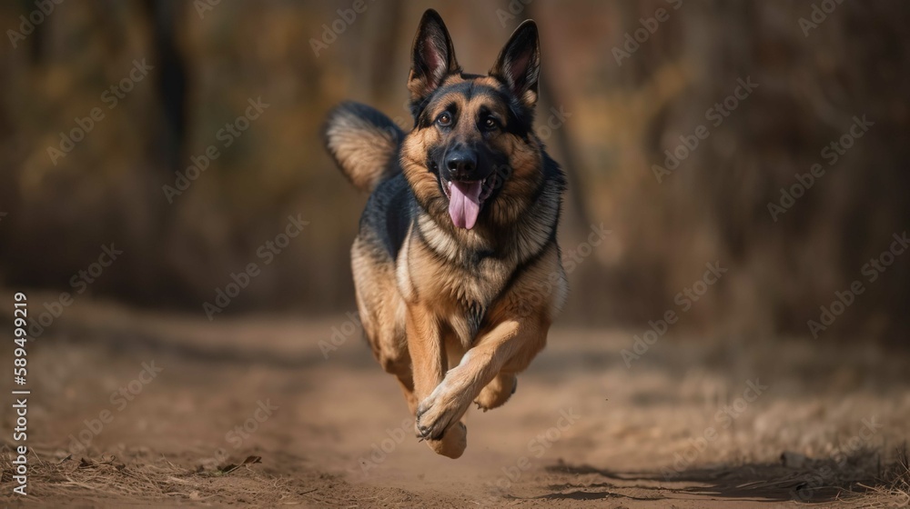 Fototapeta premium Powerful Stride