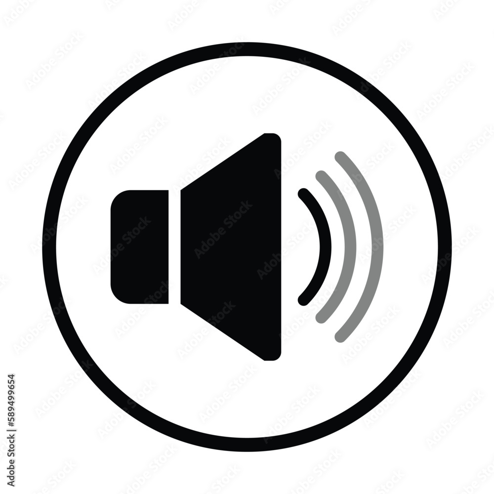 Sound Speaker Volume Icon, Symbol, Sign, Black and White For Website, Mobile Apps, and Other Design Elements Sound Speaker Volume Icon, Symbol, Sign, Black and White For Website, Mobile Apps, and Other Design Elements