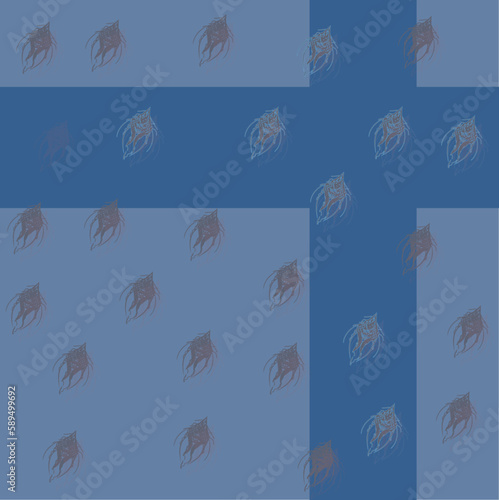 There are many underwater creatures called plankton in the image.