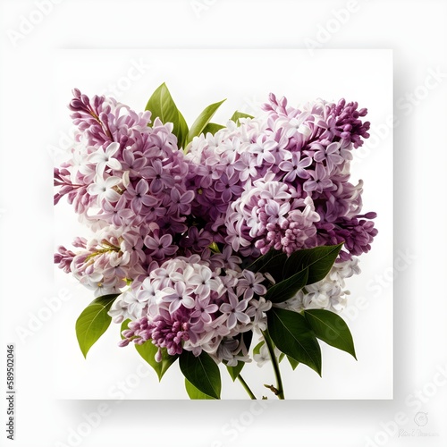 lillac bouquet flowers photo