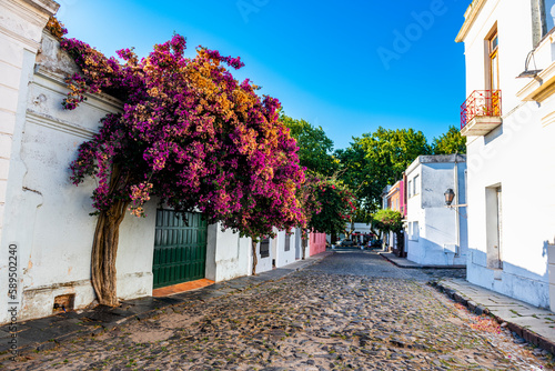 Colonial architecture, Colonia del Sacramento, UNESCO World Heritage Site, Uruguay photo