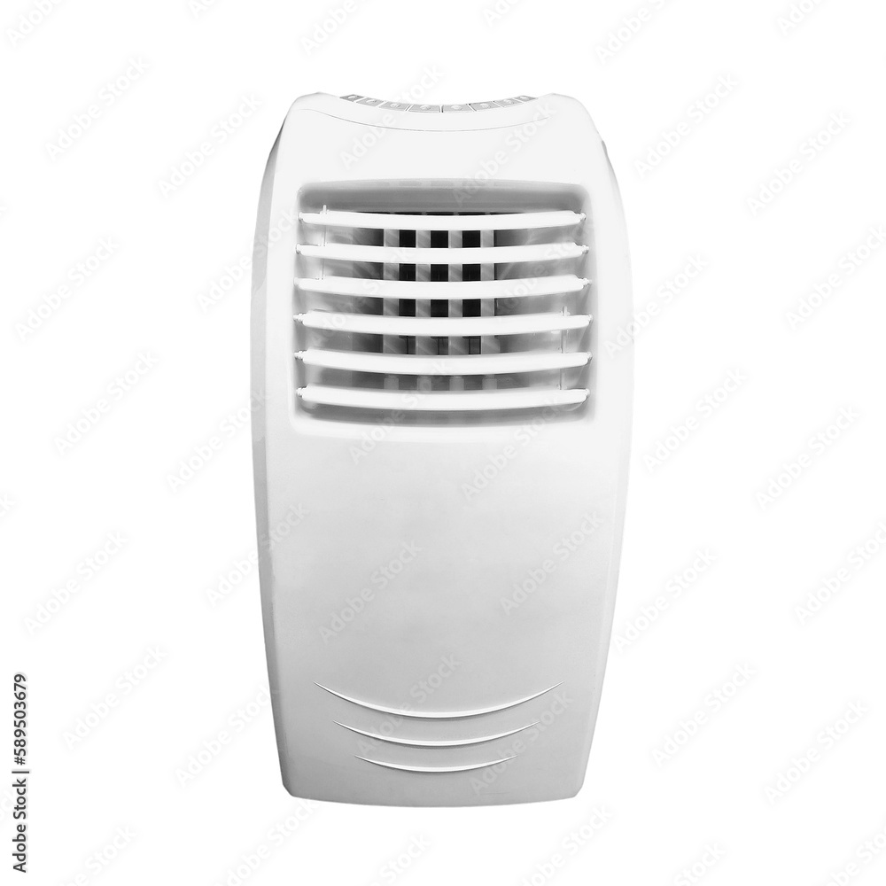 Mobile air conditioner, isolated on a white background Mobile air conditioner, isolated on a white background