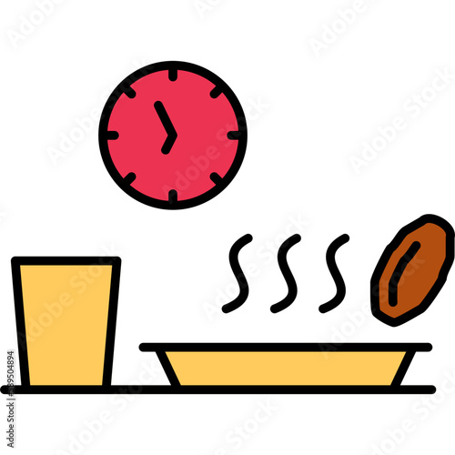 Canvas Print Iftar Icon