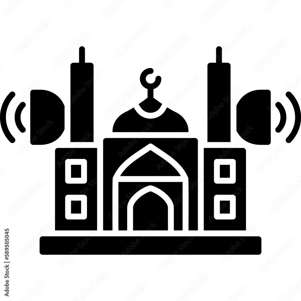 Mosque Speaker Icon Mosque Speaker Icon