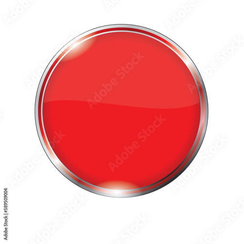 red round button isolated on a white background Free Download red round button isolated on a white background - GFXLoad
