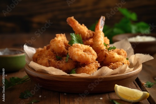 Deliciosas Gambas Rebozadas - Generative Ai