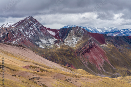 Mountains near Rainbow Mountain (Vinicunca), Cusco, Peru