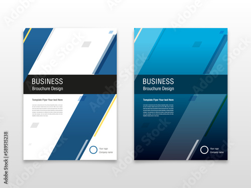 Conception de modèle de mise en page vectorielle pour des entreprises ou toute entreprise liée. Conception d'affiches avec des formes abstraites.