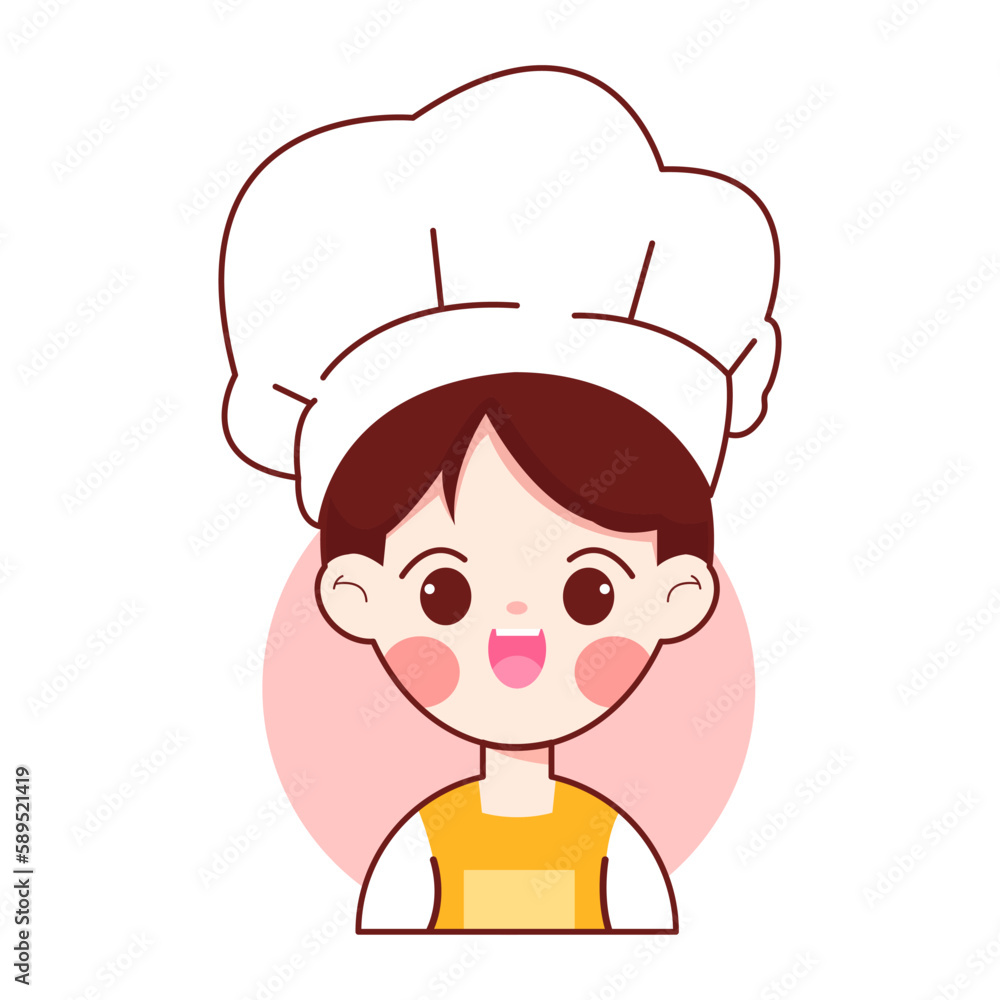 cute chef vector illustration cute chef vector illustration