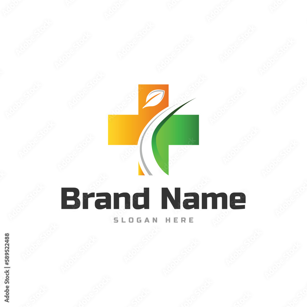 Health care logo creative isolated Health care logo creative isolated