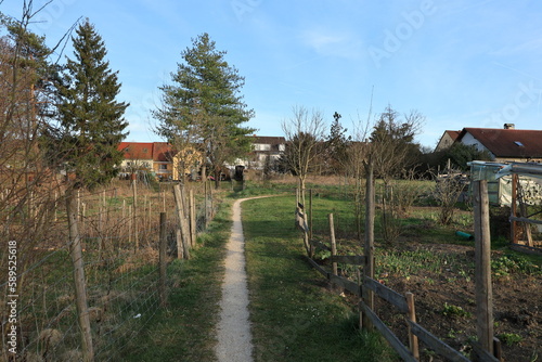 Blick auf die Gemeinde Gottmadingen in Baden-Württemberg