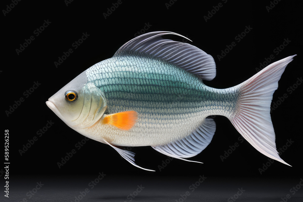 Fish Design Element on a Solid Background: Perfect for Underwater-themed Projects and Decor Fish Design Element on a Solid Background: Perfect for Underwater-themed Projects and Decor