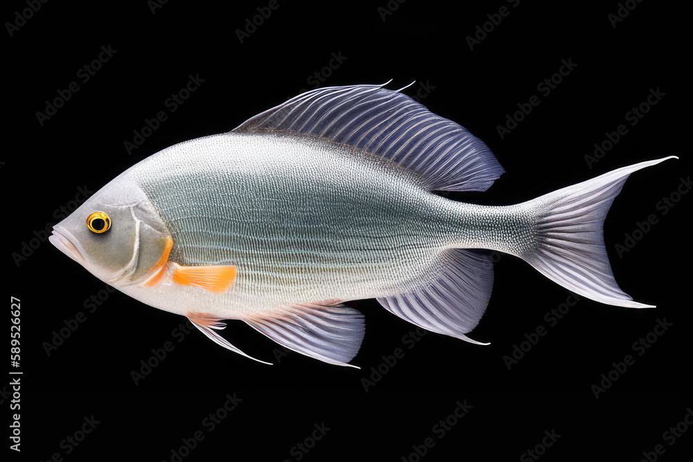 Fish Design Element on a Solid Background: Perfect for Underwater-themed Projects and Decor Fish Design Element on a Solid Background: Perfect for Underwater-themed Projects and Decor