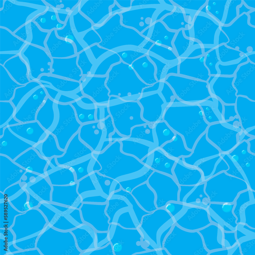 Seamless pattern of blue swimming pool. Texture of water Seamless pattern of blue swimming pool. Texture of water
