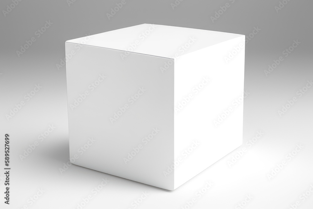 Clean White Box Mockup: Perfect for Packaging and Branding Showcase Clean White Box Mockup: Perfect for Packaging and Branding Showcase
