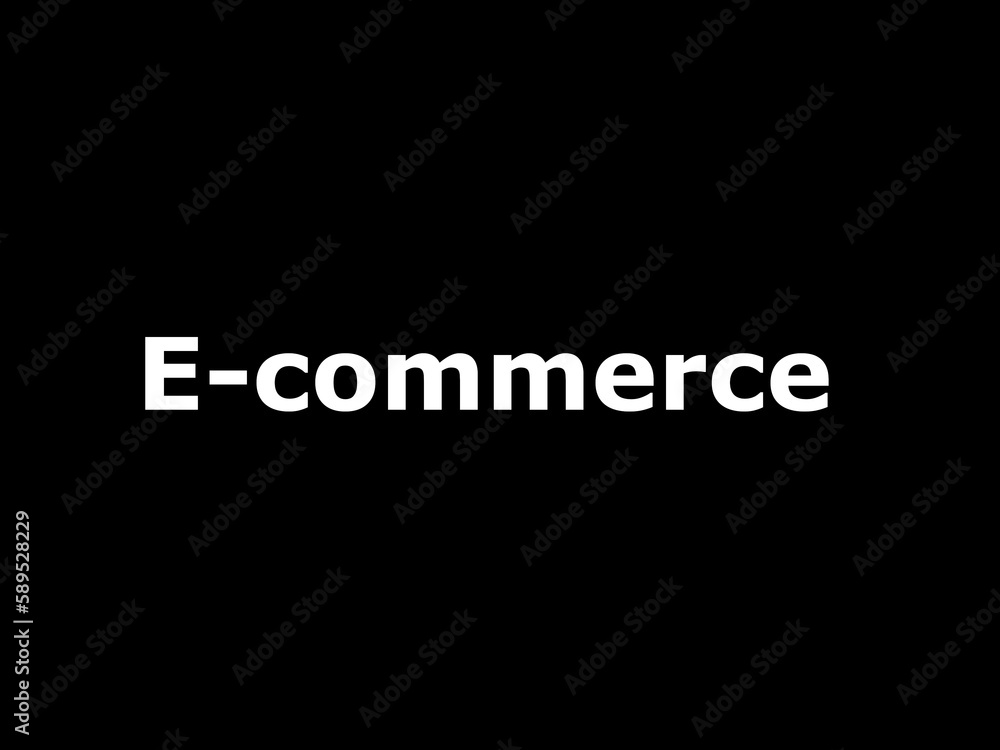 Fototapeta premium E-commerce