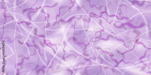 Purple marble seamless pattern with fog texture. Stone wall, floor or counter top surface. Granite or agate pastel tile for bathroom. Abstract terrazzo print. Wedding wallpaper. Cloudy background