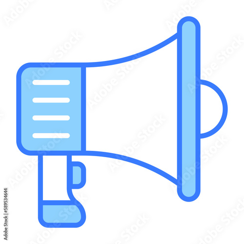A beautiful design vector of megaphone in modern style, easy to use in web, mobile apps and presentation projects, bullhorn