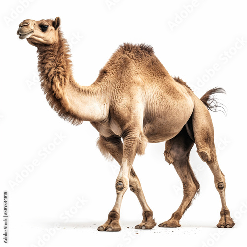 camel isolated on white background