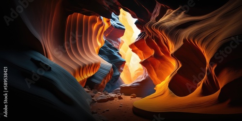 Antelope Canyon background