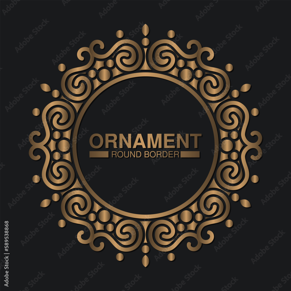 luxury ornament pattern circle design