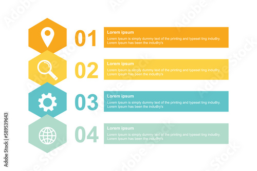 Business infographic design template. Element of chart, graphics , diagram for presentations.