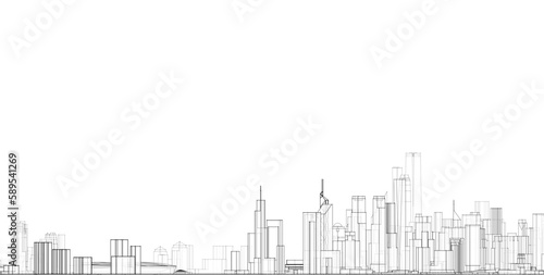 abstract city background