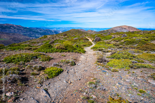 Landscape of the Sierra Nevada mountain range, Spain.