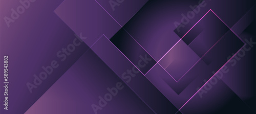 Abstract Elegant diagonal striped purple background and black abstract , tech product background , tech banner