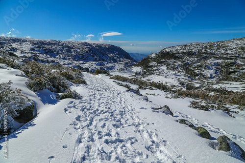 Serra da Estrela with snow