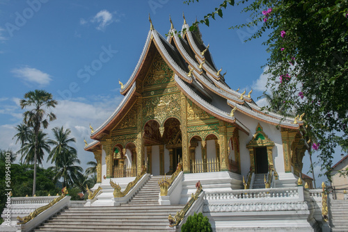Wallpaper Mural Haw Pha Bang golden buddhist temple Torontodigital.ca