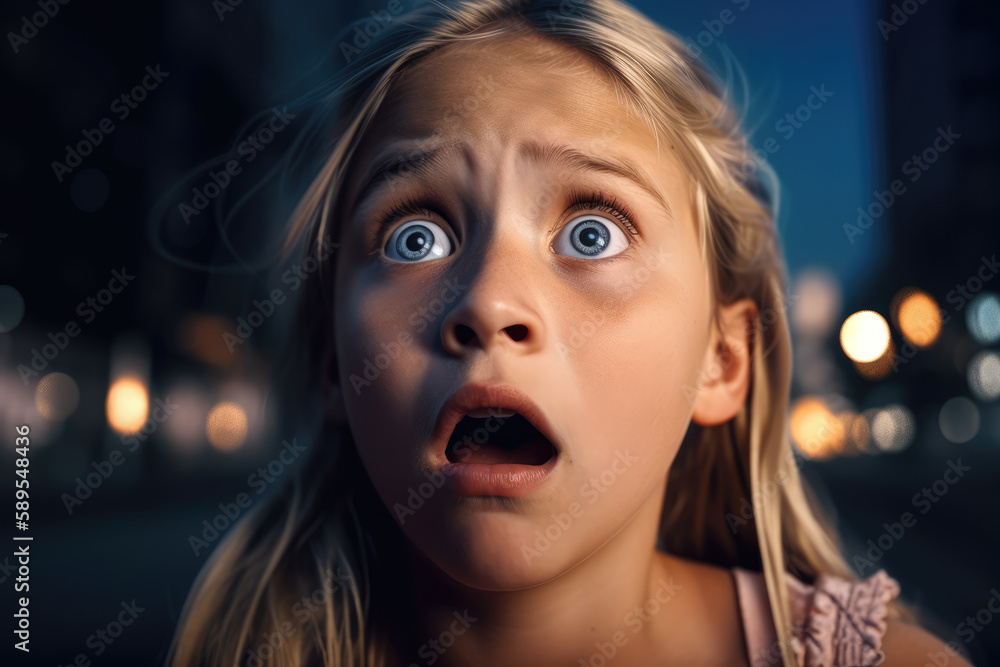 Surprised astonished stunned shocked startled or amazed face