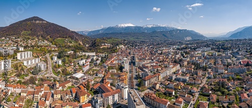 Voiron vue de drone
