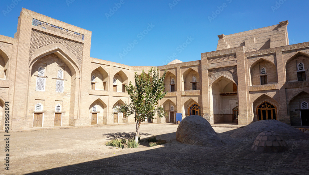 Buildings of the old town in Khiva